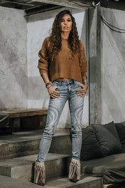 Jeans KATE CROP D709
