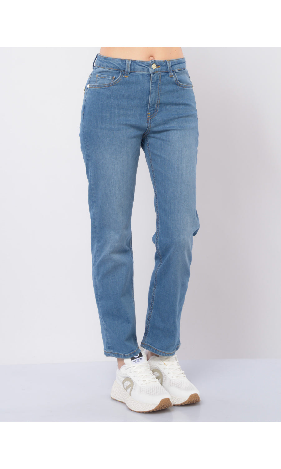 Pantalone jeans cropped cinque tasche