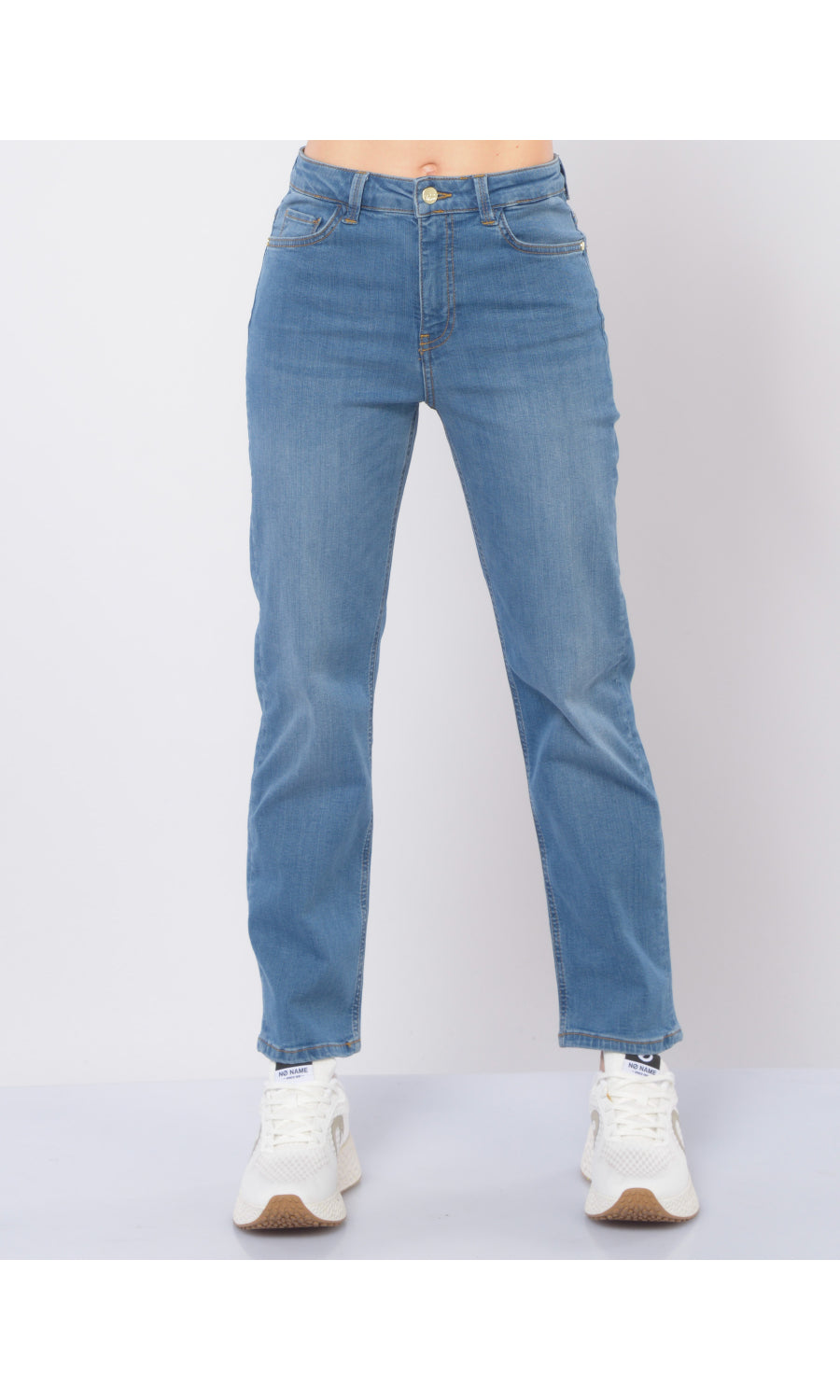 Pantalone jeans cropped cinque tasche