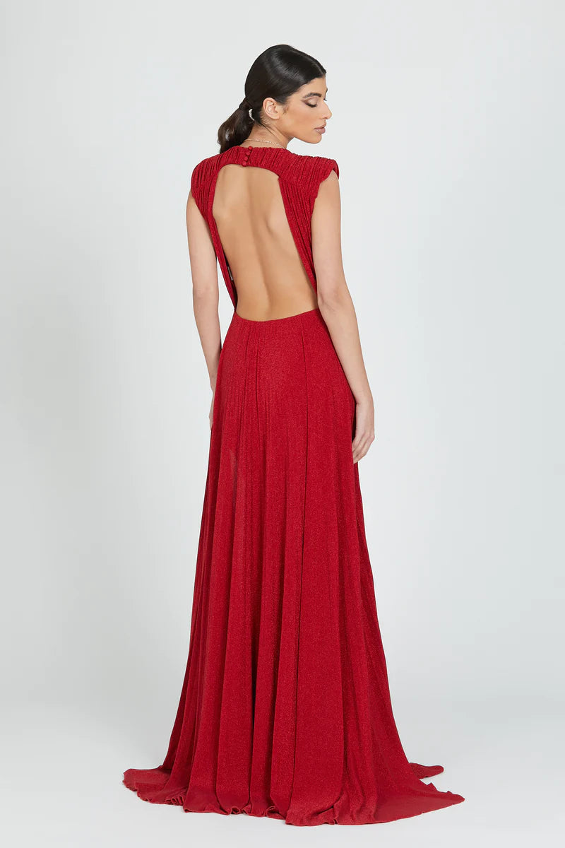 ABITO LUREX PLISSE
