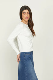 Maglia con arricci
