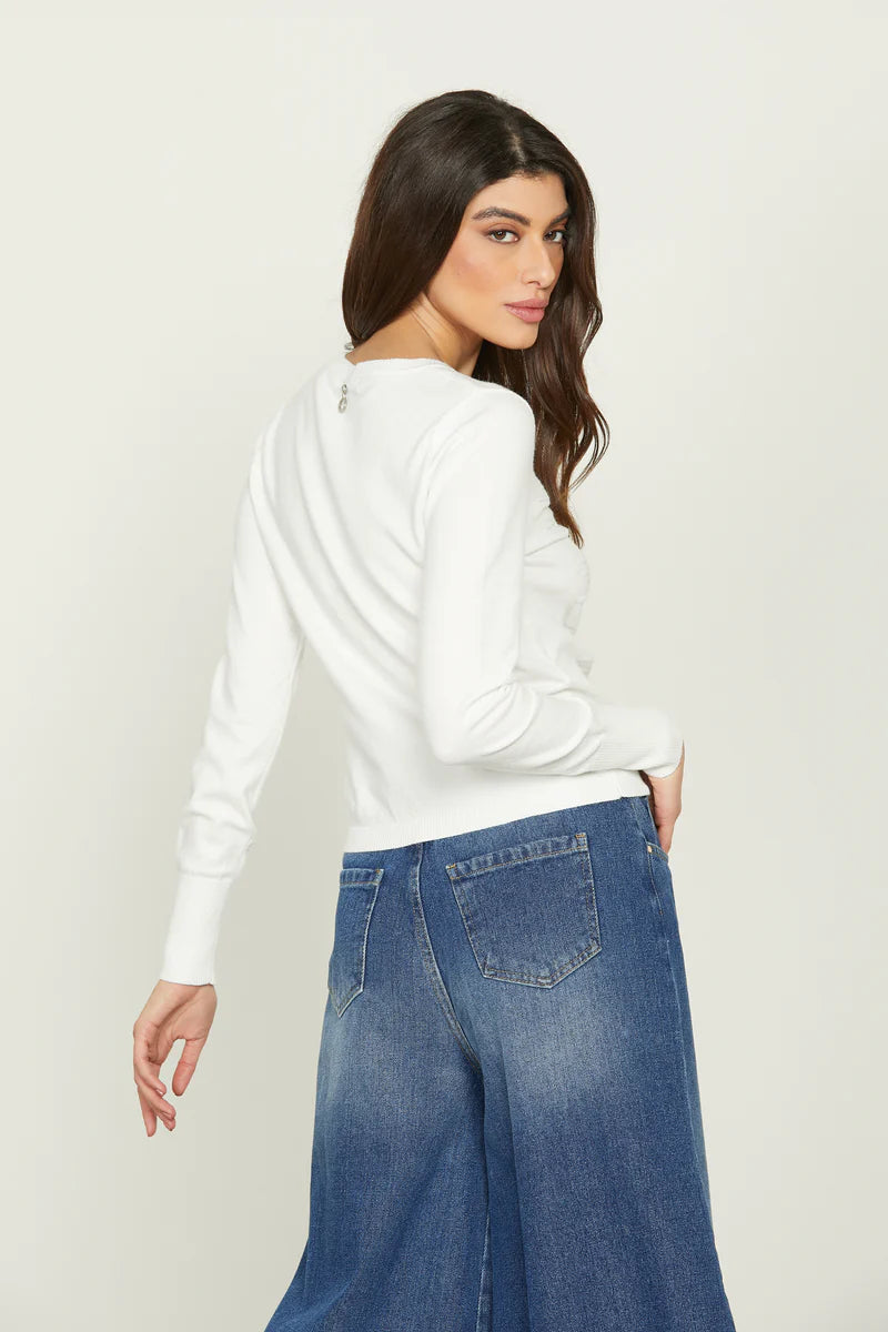 Maglia con arricci