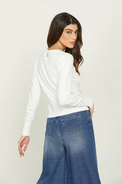 Maglia con arricci