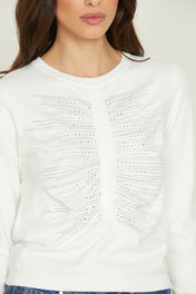 Maglia con arricci