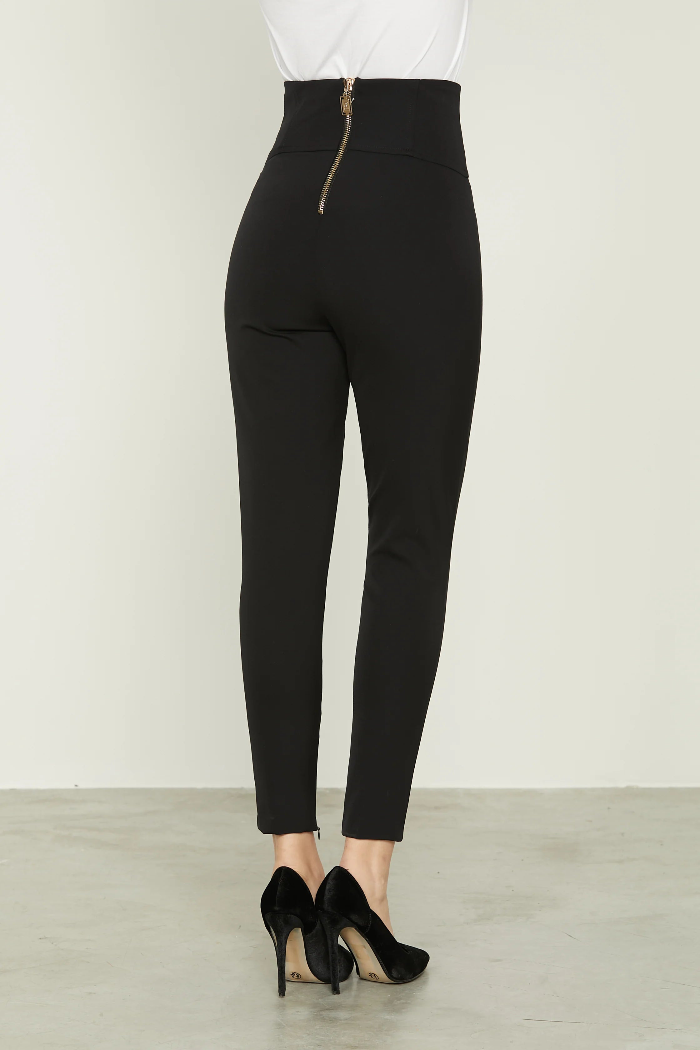 PANTALONI VITA ALTA SKINNY