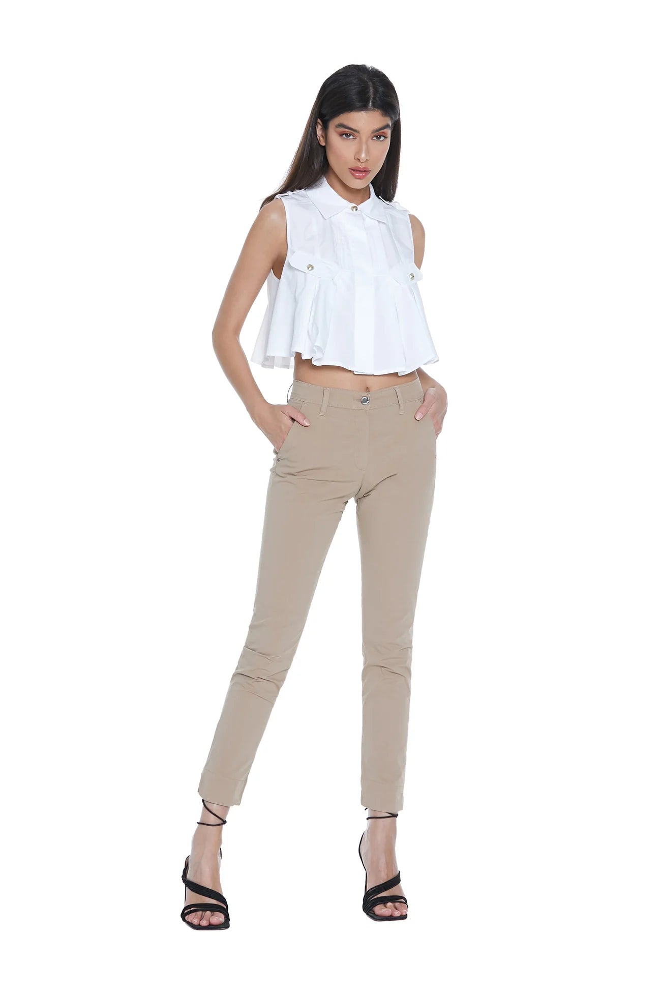 Pantaloni chinos  in cotone