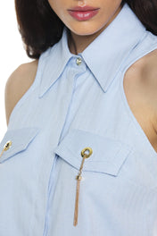 Camicia corta in cotone