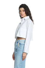 Camicia corta in cotone