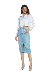 Camicia corta in cotone