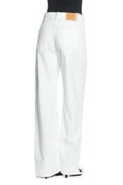 Jeans a palazzo con strappi