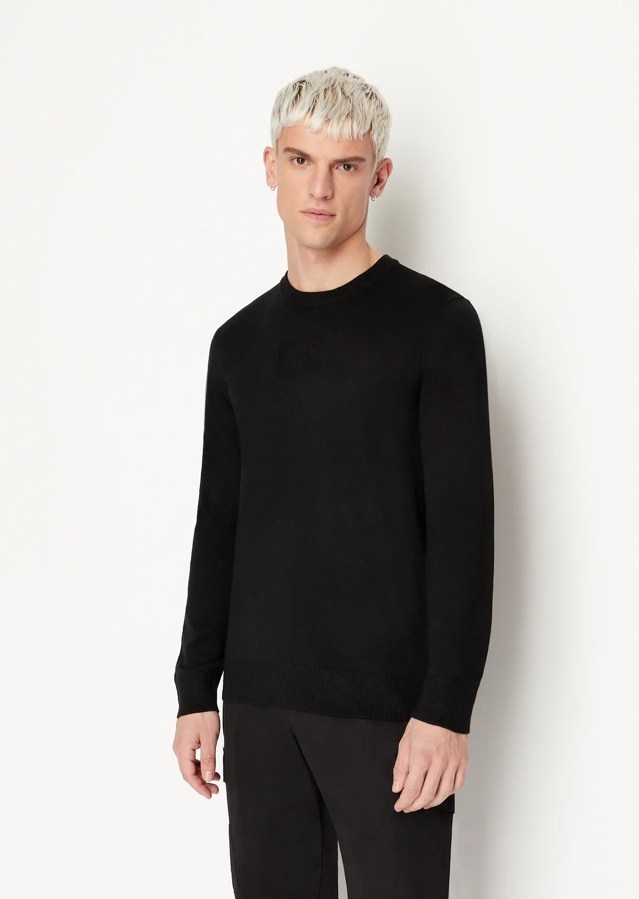 Maglia in lana merinos nera