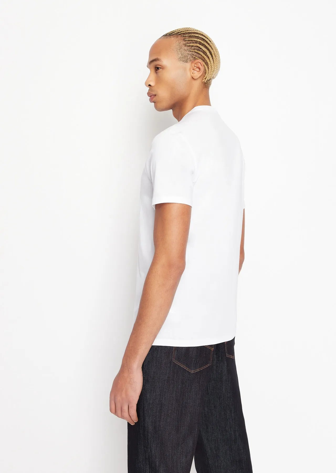 T-shirt girocollo bianca