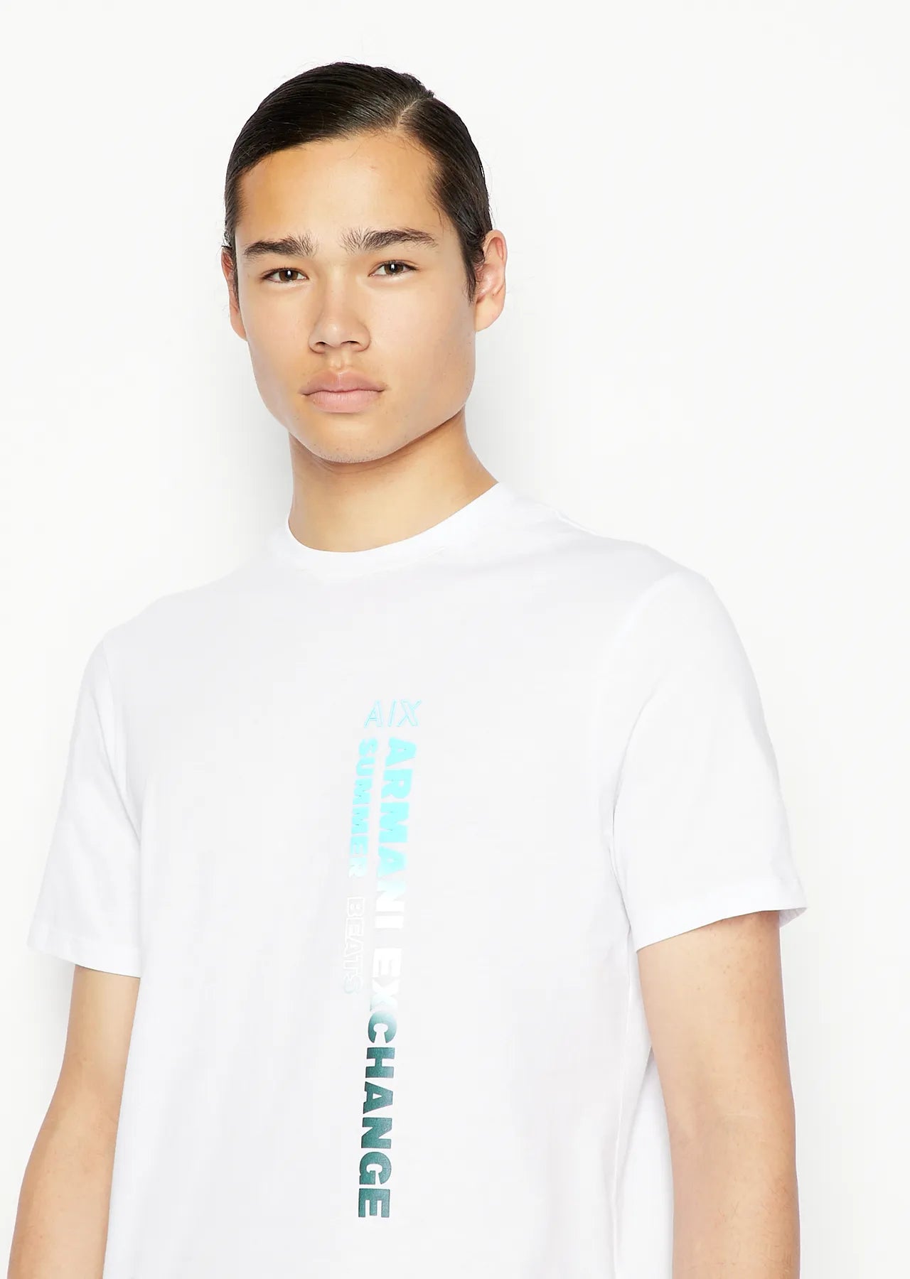 T-shirt girocollo bianca