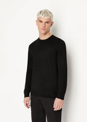 Maglia in lana merinos nera