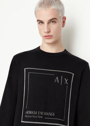 Maglione in cotone, viscosa cashmere