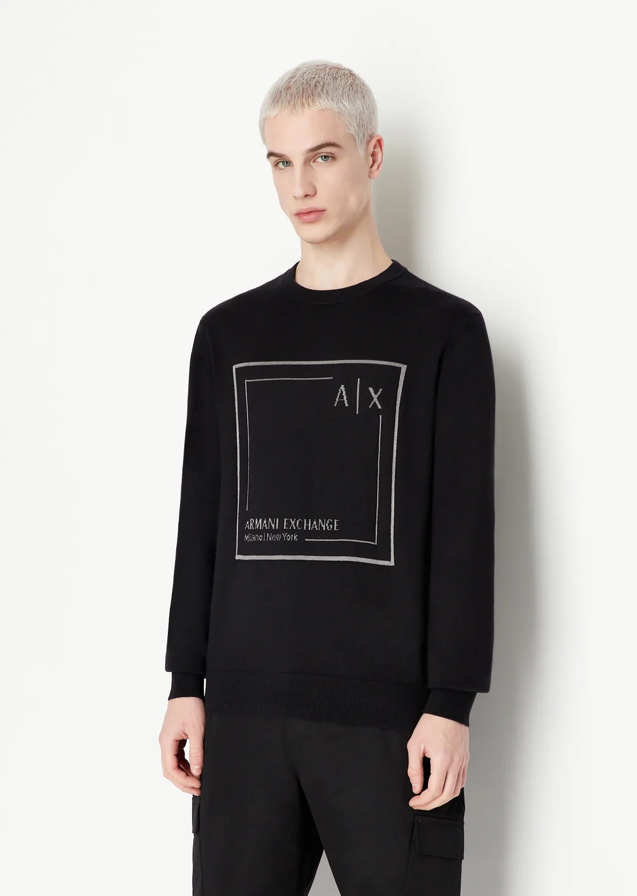 Maglione in cotone, viscosa cashmere