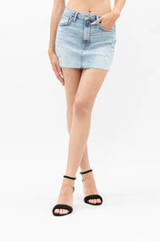 Gonna corta in denim