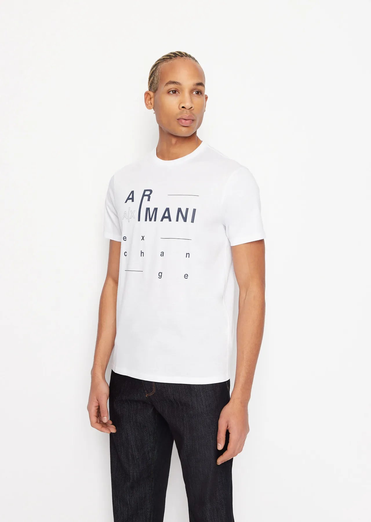 T-shirt girocollo bianca