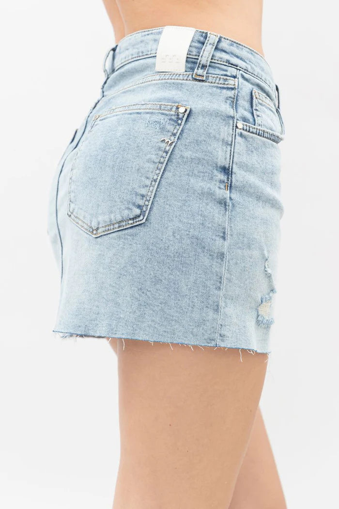 Gonna corta in denim