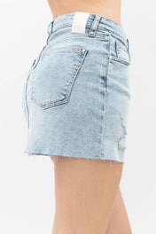 Gonna corta in denim