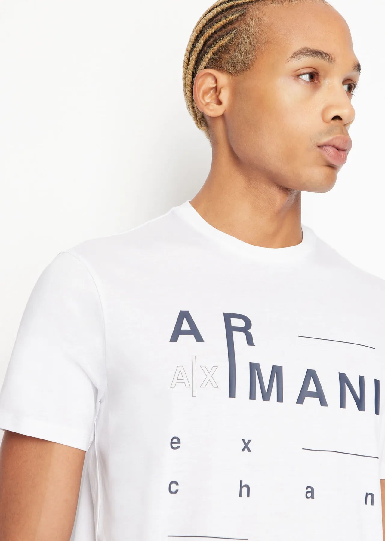 T-shirt girocollo bianca