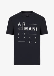 T-shirt girocollo blu