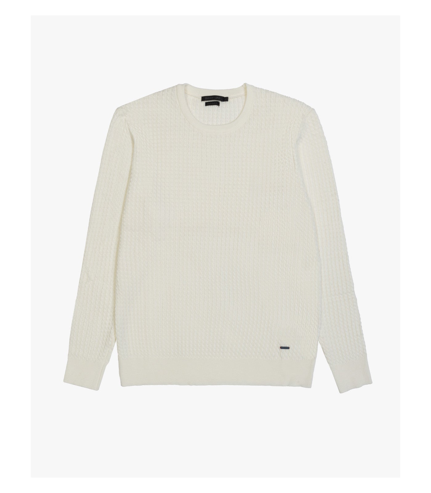 MAGLIA GIROCOLLO A TRECCE