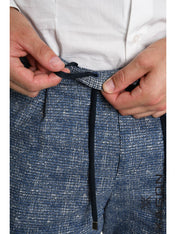 PANTALONE CON LACCIO IN JERSEY