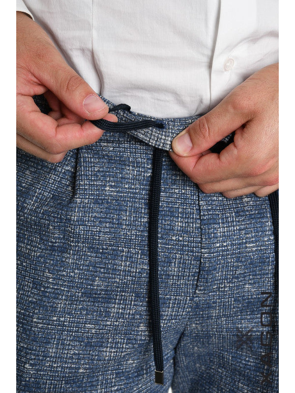 PANTALONE CON LACCIO IN JERSEY