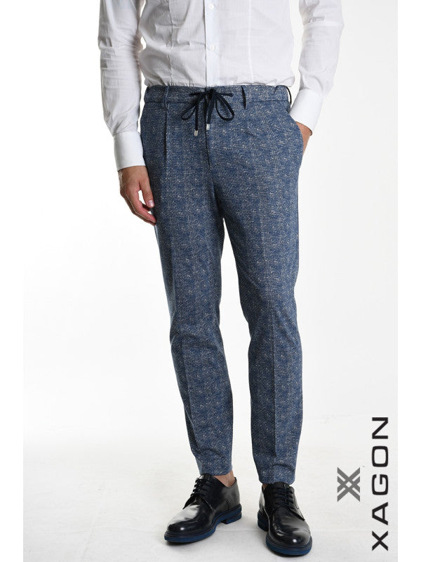 PANTALONE CON LACCIO IN JERSEY