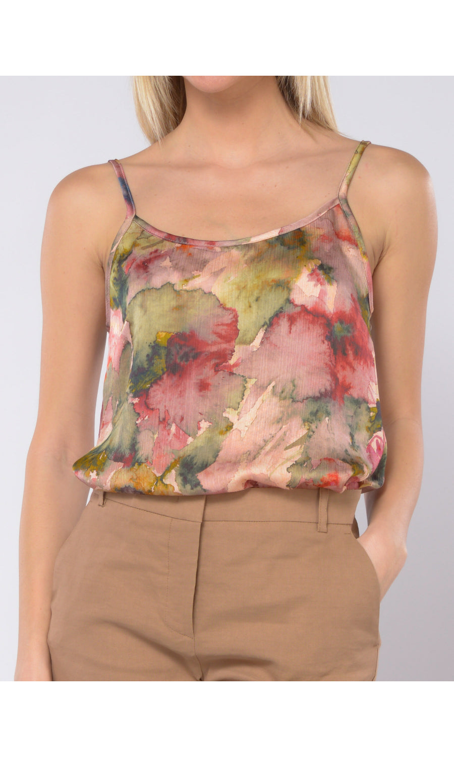Top a fantasia con spalline