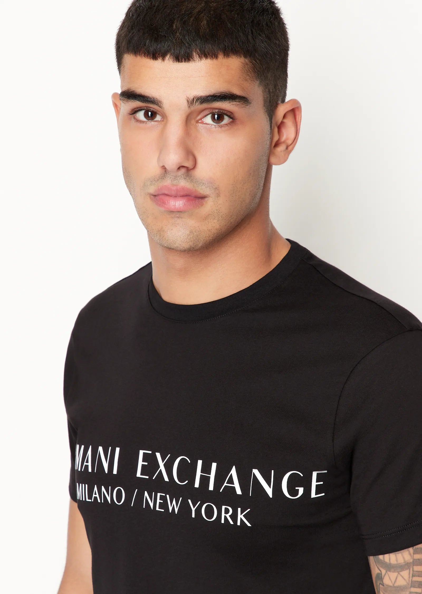 Tshirt regular fit in jersey nera