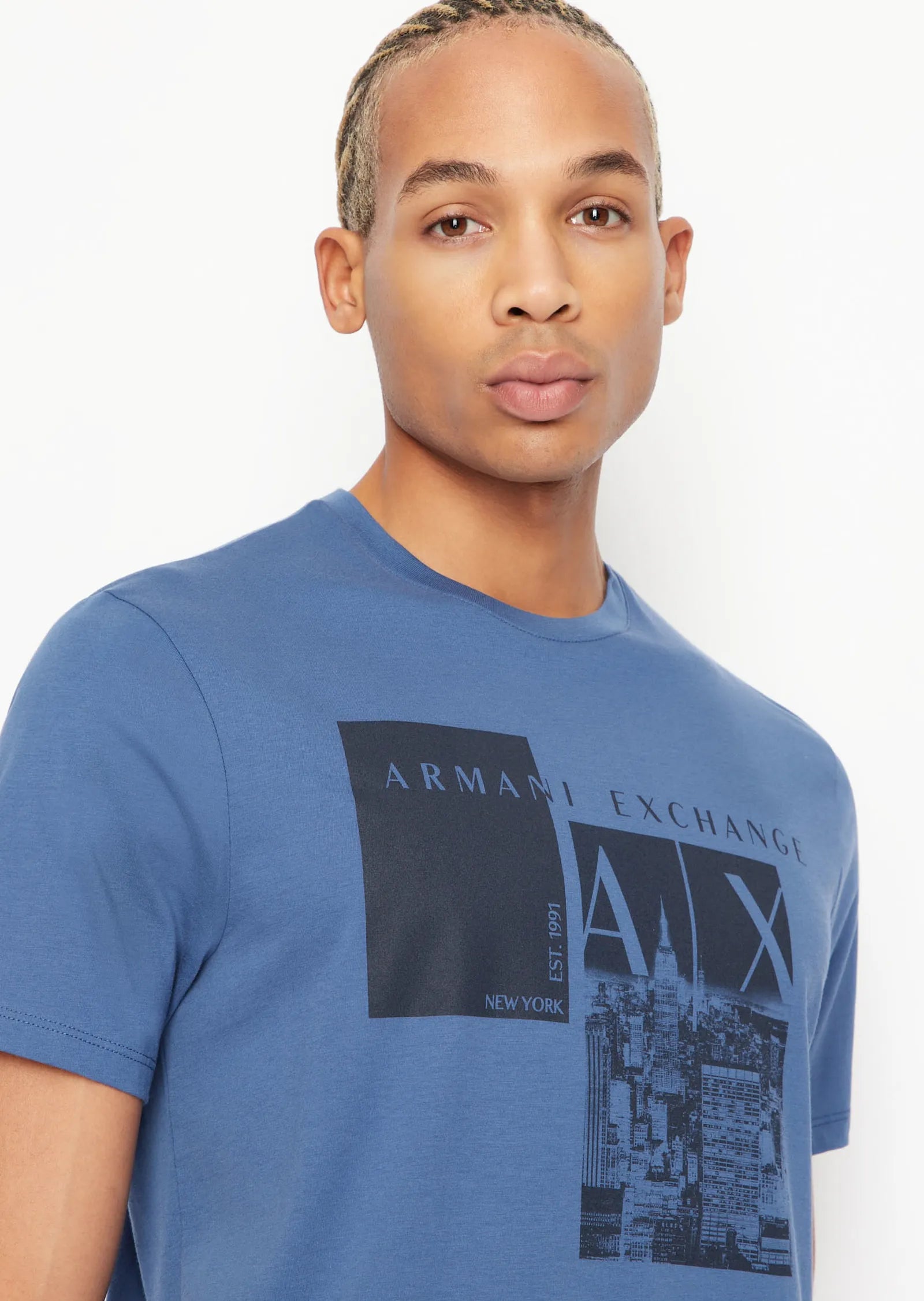 Tshirt girocollo in cotone pima