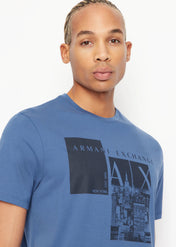 Tshirt girocollo in cotone pima