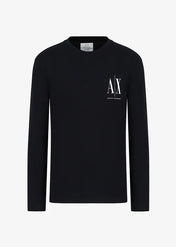 Tshirt a maniche lunghe blu