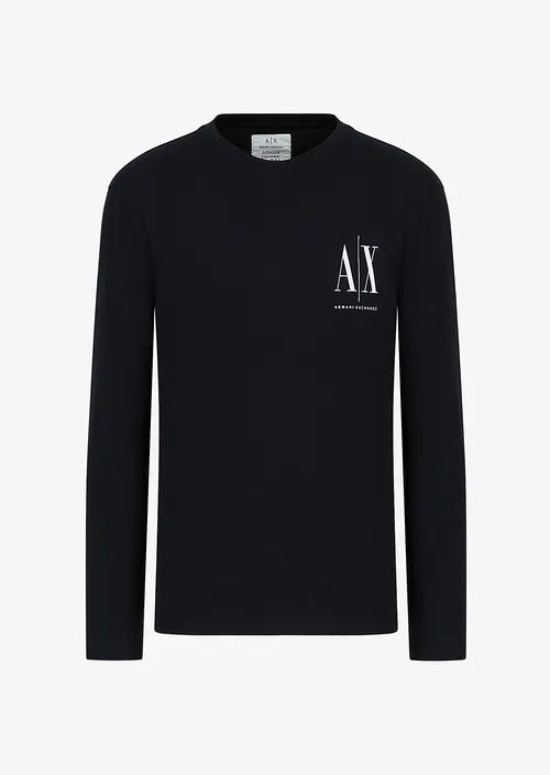 Tshirt a maniche lunghe blu