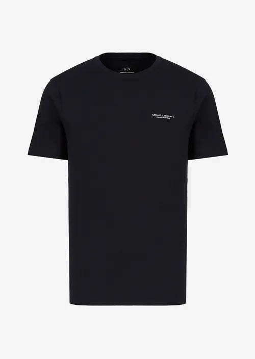 Tshirt regular fit in jersey blu