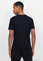 Tshirt regular fit in jersey blu