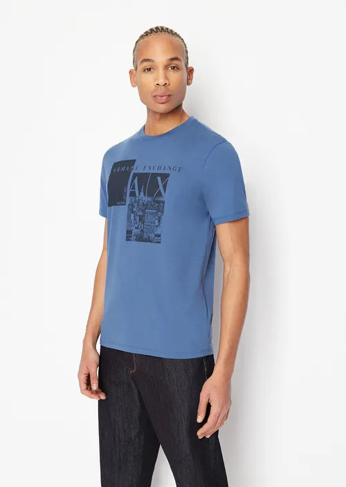 Tshirt girocollo in cotone pima