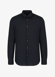 Camicia in cotone blu
