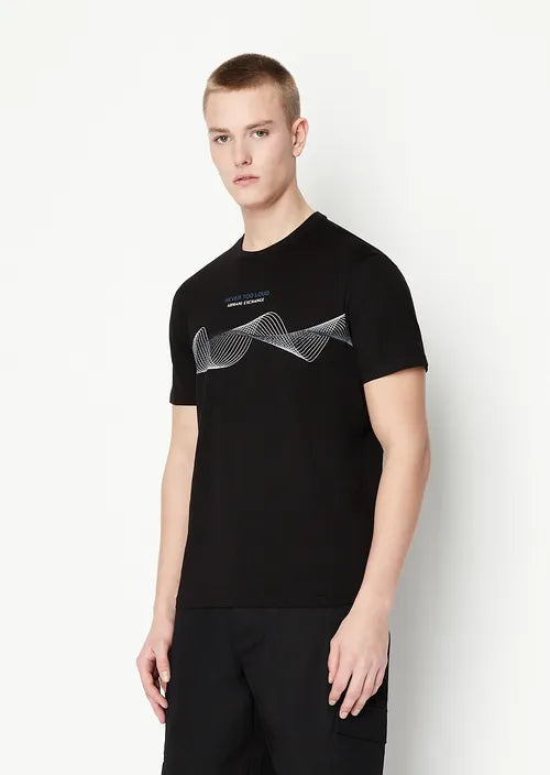 Tshirt stampa wave