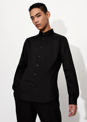 Camicia in cotone nera