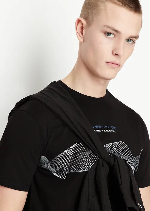 Tshirt stampa wave