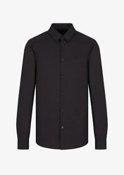 Camicia in cotone nera