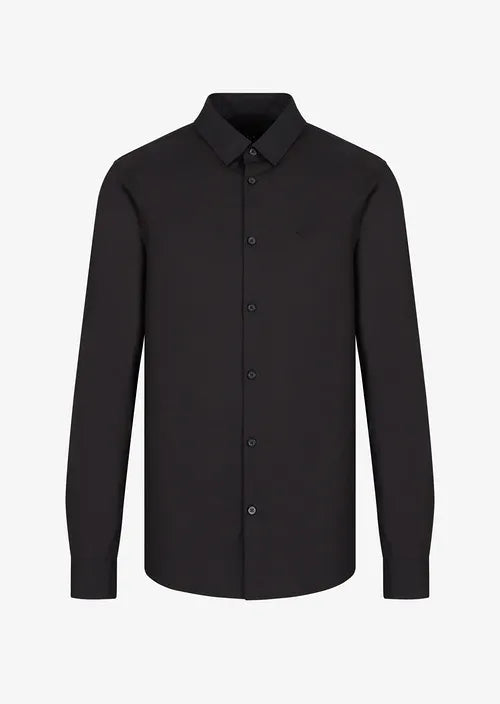 Camicia in cotone nera