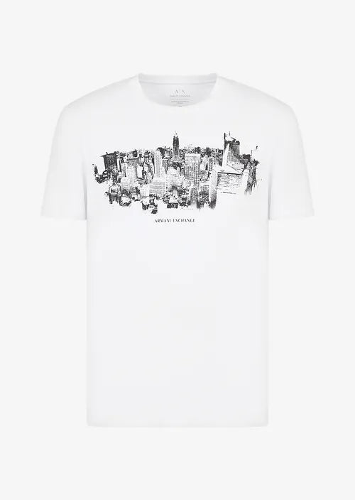 Tshirt in cotone stretch slim
