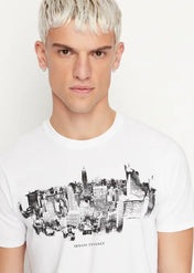 Tshirt in cotone stretch slim