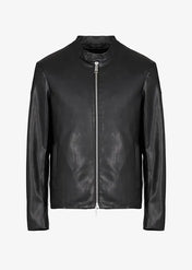 Giacca in ecopelle con zip