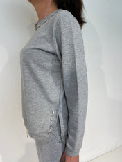 Felpa con strass