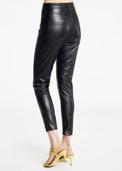 Panta capri similpelle